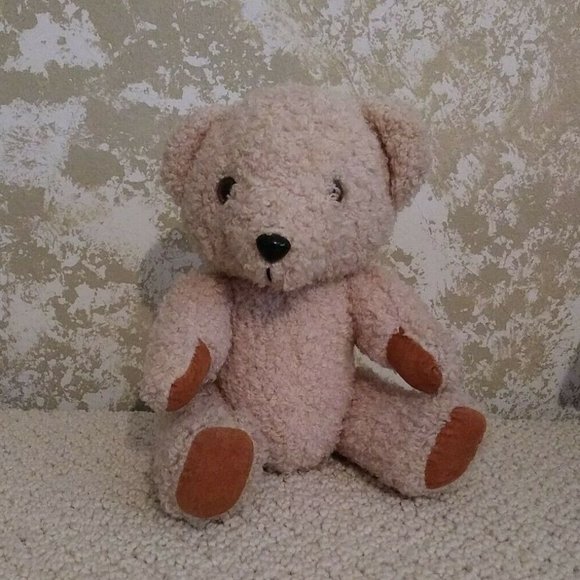 Goffa Toys Goffa Teddy Bear Jointed Curly Plushy Inch Vintage Plush